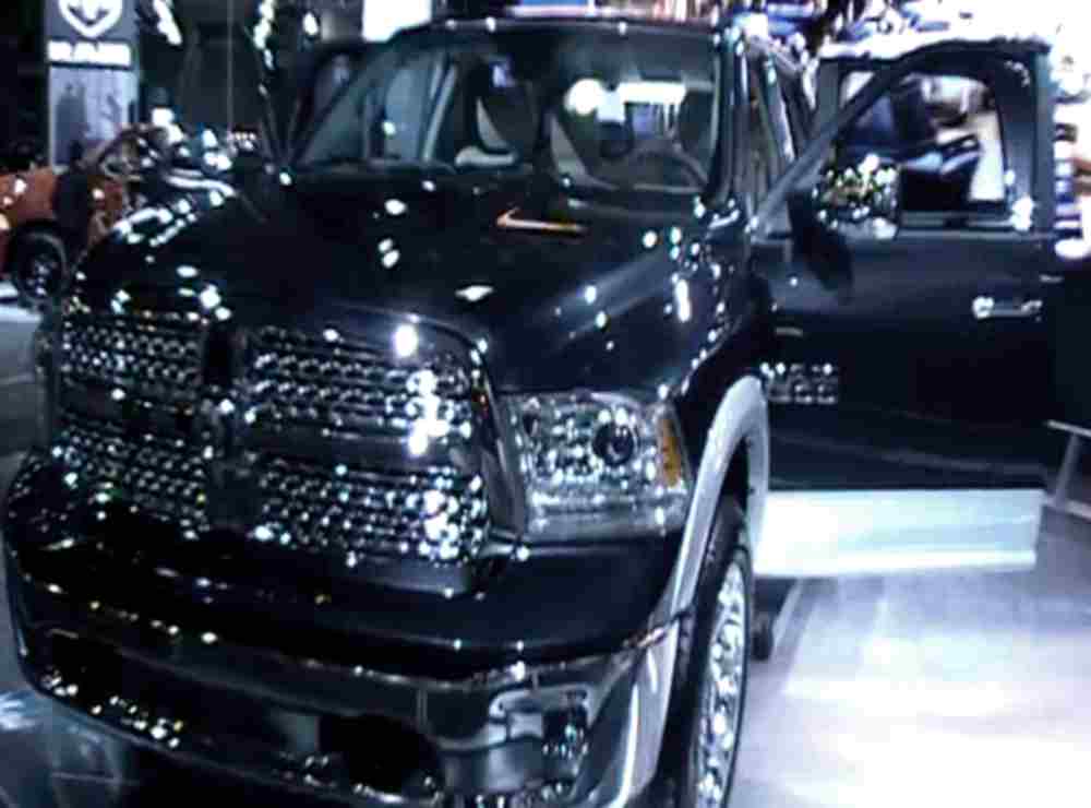 A 2013 Dodge Ram at an auto show.