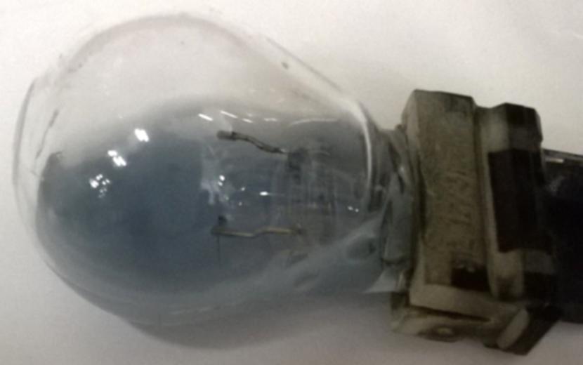 A Water Damaged Light Bulb