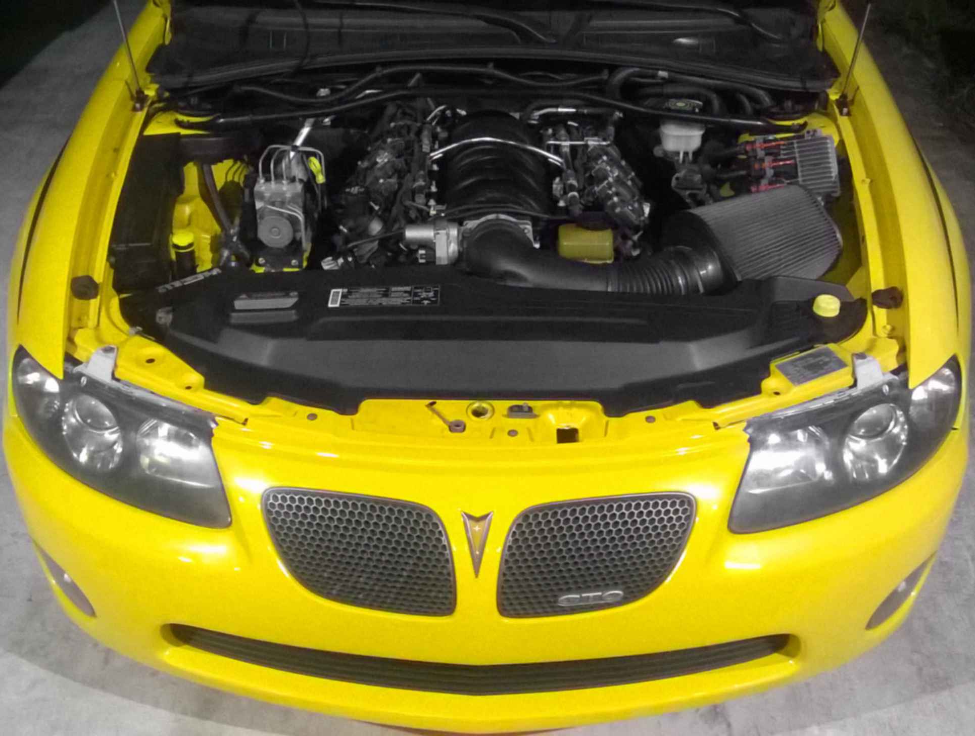 Under the hood of Steve's 2005 LS2 GTO