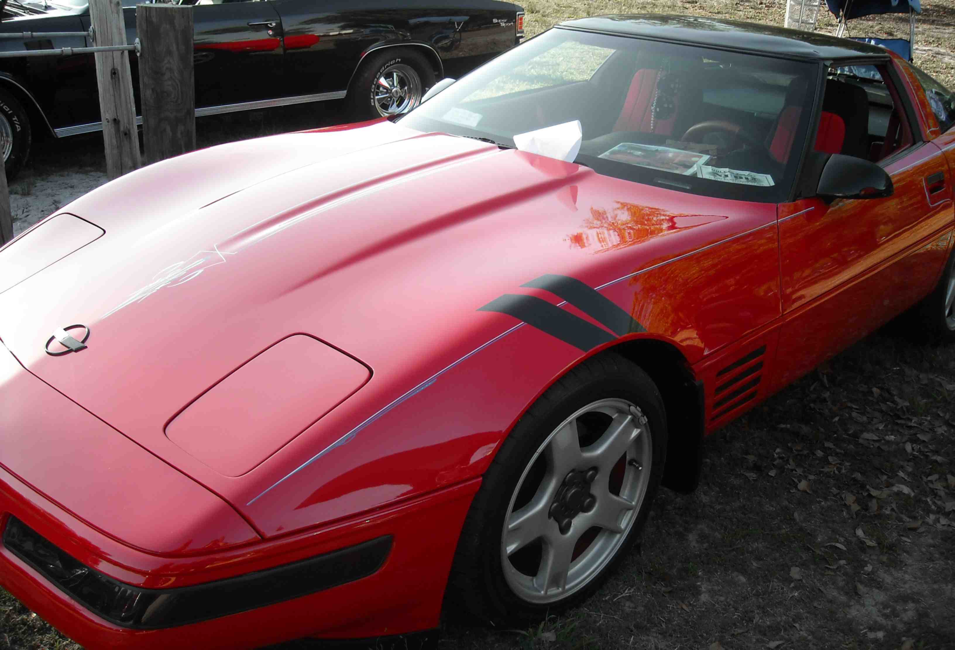 A Red Corvette Grand Sport