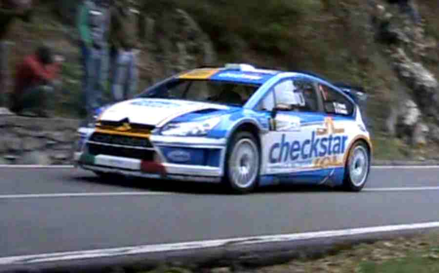 An independent Citroën C4 Rally Car sponsored by CheckStar