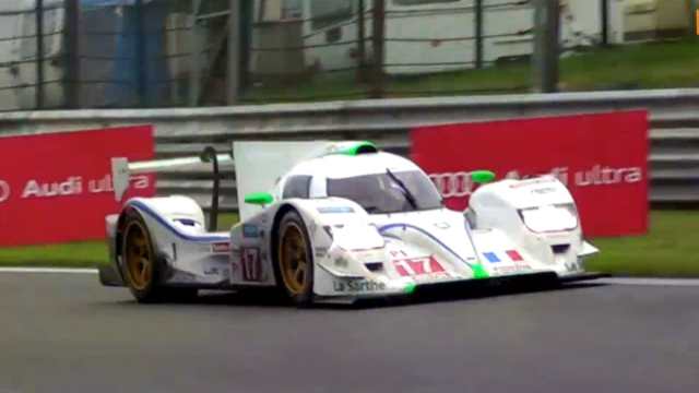 The Pescarolo/Dome #17 at Spa Francorchamps in 2012