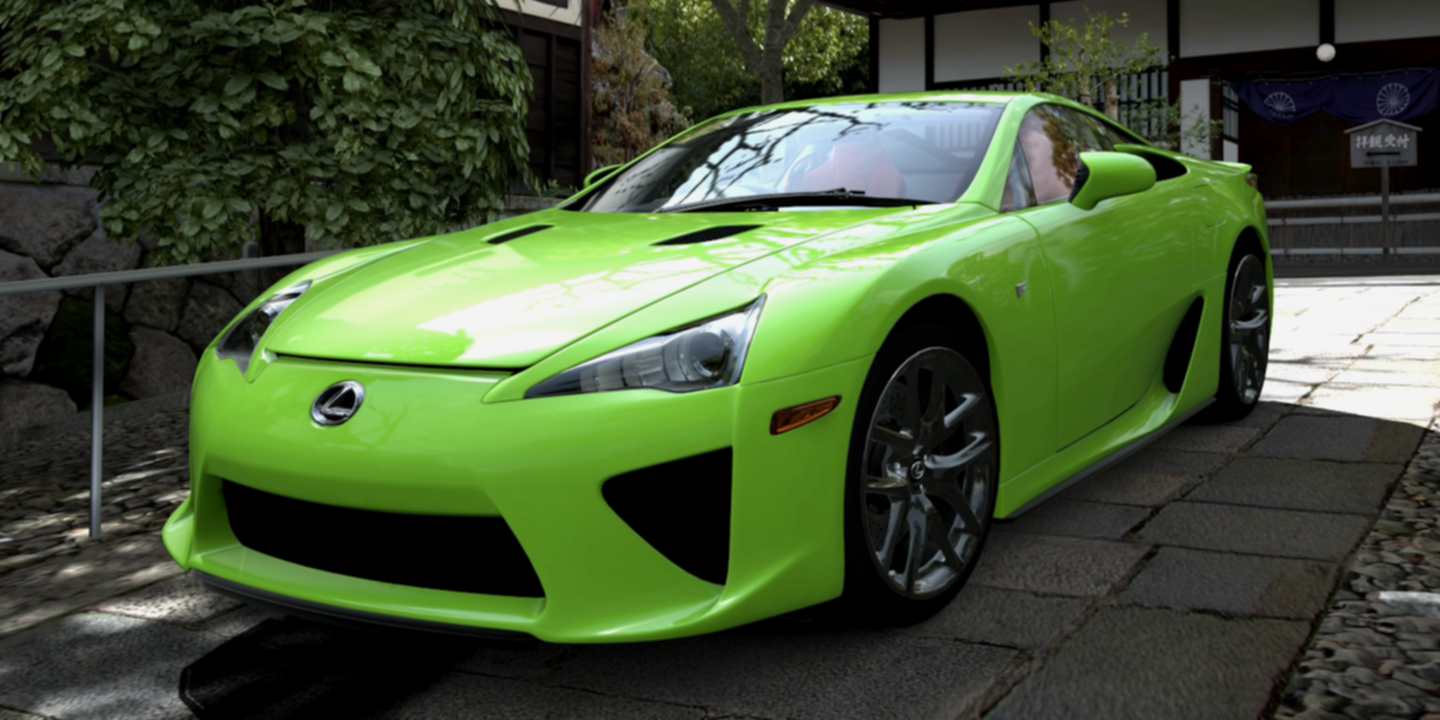 A picture of the Lexus LFA